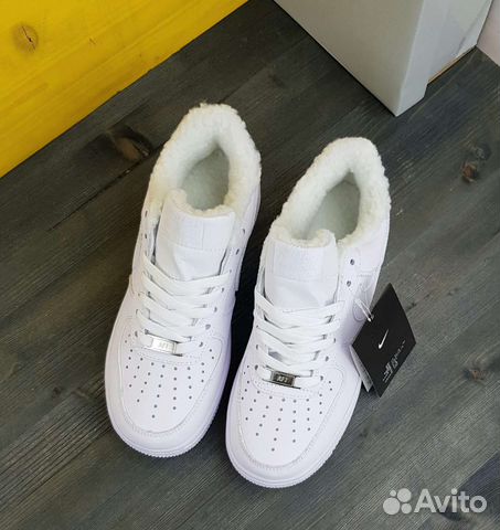 Зимние Nike Air Force кроссовки новые женские