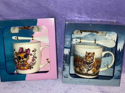 Кружка с тигром (цена за 1 шт)