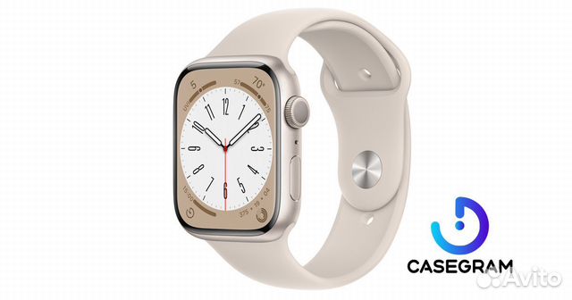 Apple Watch S8 45mm белый новый оригинальный