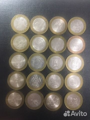 120 юбилейных монет без повторов и купюра Крым