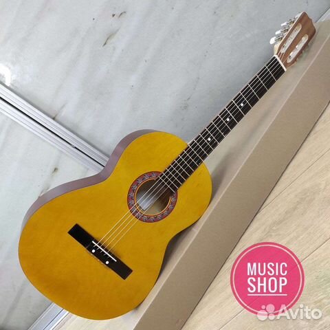Гитара новая акустическая широкий гриф Россия