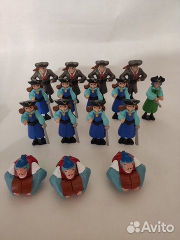 Разные серии киндер игрушек, много