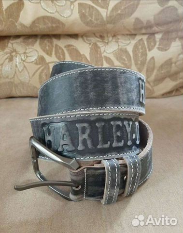 Ремень мужской кожаный Харлей Дэвидсон