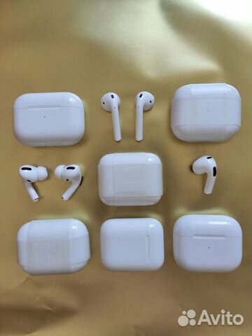 AirPods 2/3/Pro по частям - левый/правый/кейс