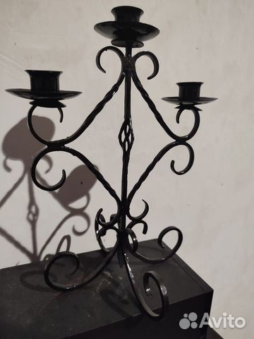 Подсвечник кованный