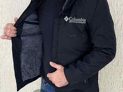 Мужская куртка columbia зима с мехом