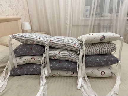 Бортики подушки в детскую кроватку