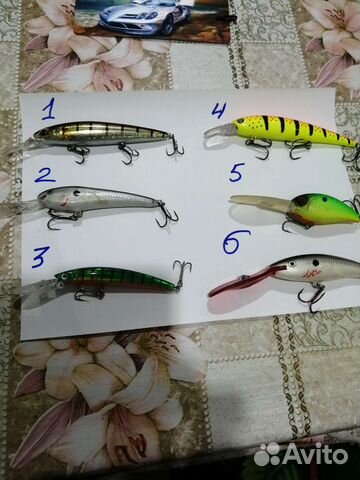 Воблеры для троллинга бу