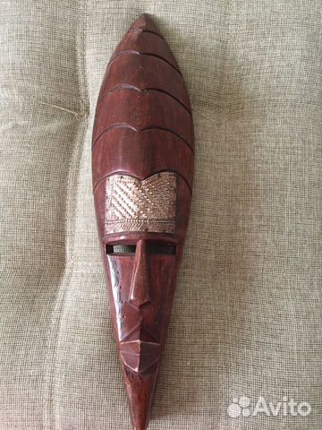 Африканская маска и статуэтка