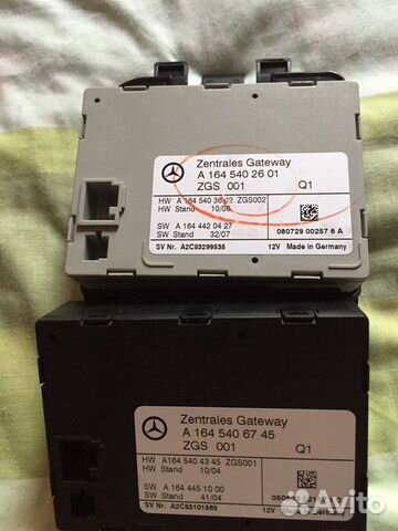 Блок ZGS Мерседес мл гл 164