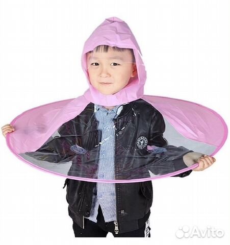 Дождевик новый розовый с Минни Маус