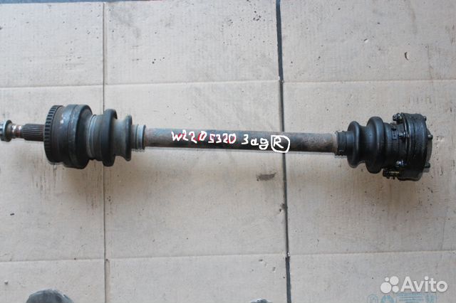 Задний привод на Mercedes S320 W220