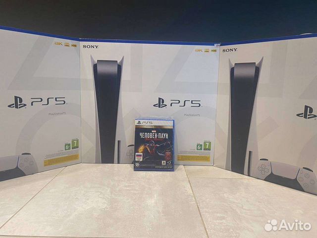 Sony playstation 5 ps5 с дисководом в Москве, цена 58 000 руб ...