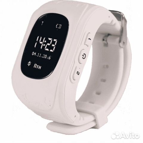 Умные детские часы Wonlex Q50 с GPS белый с трек-м