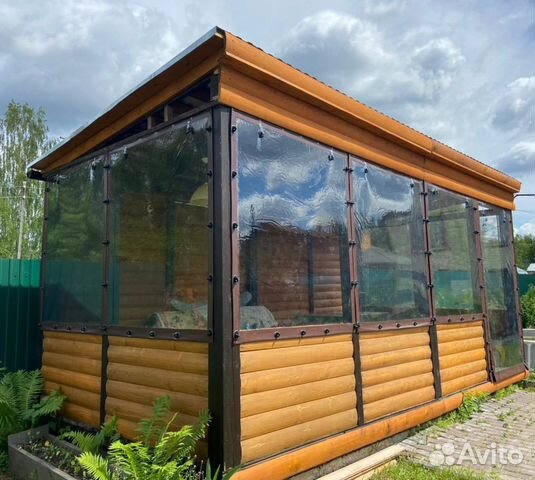 Мягкие окна для кафе летней веранды