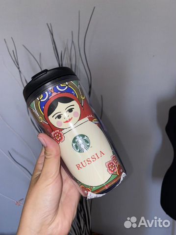 Термокружка матрешка Starbucks