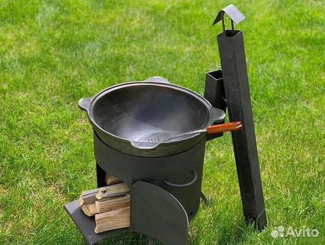 Казан на 12 л. + печь с трубой + подарки