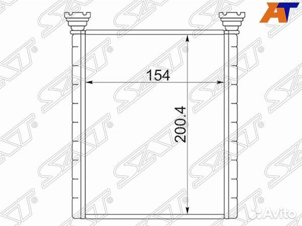 Радиатор отопителя салона toyota alphard