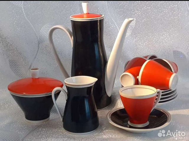 Кофейный сервиз,фарфор, ГДР, Freiberger Porzellan