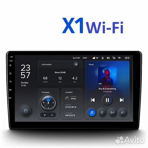 Магнитола на андроиде Teyes X1 Wi-Fi 2-32