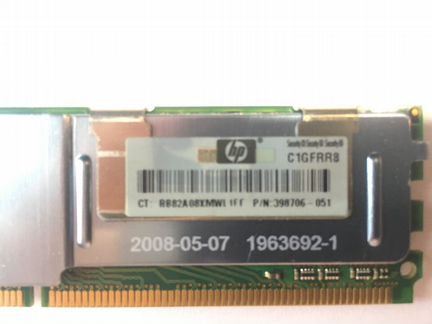 Модуль памяти Micron FB-dimm DDR2 1Gb HP398706-051