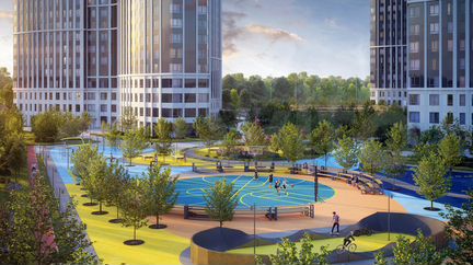 Квартира-студия, 53.4 м², 27/39 эт.
