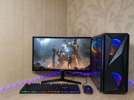 Игровой пк Ryzen 5 260016гбssd 120 RX 570 4gb