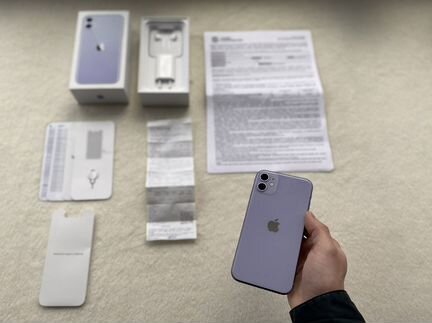 iPhone 11, 256 Gb, чек