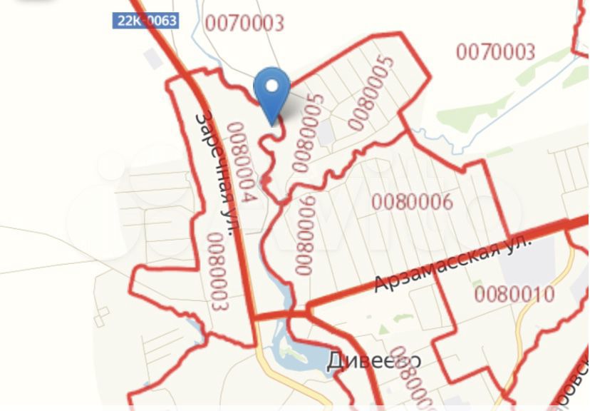 Кадастровая карта дивеево публичная нижегородской