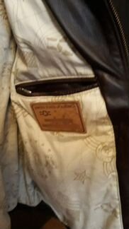 Кожаная куртка пилот-бомбер