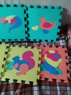 Пазл-коврик мягкий