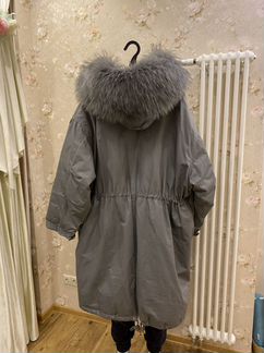 Парка с натуральным мехом