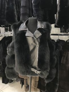 Куртка с мехом песца