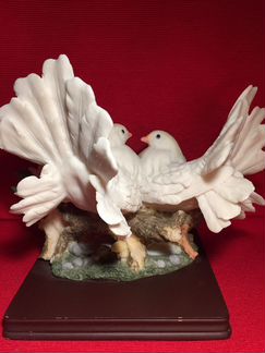 Фигурка, керамика, Голубки, Caravella Collections