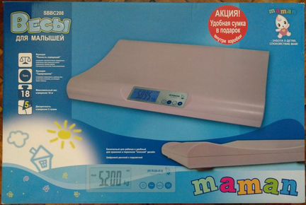 Весы для малышей maman sbbc208