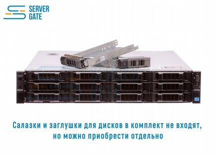 Сервер dell R720 12LFF+2SFF / 2xE5-2695v2 / 256 GB