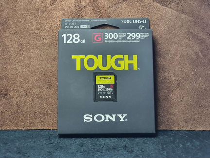 Карта памяти Sony tough sdxc 128GB SF-G128T UHS-II