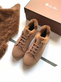Кеды Loro Piana с мехом