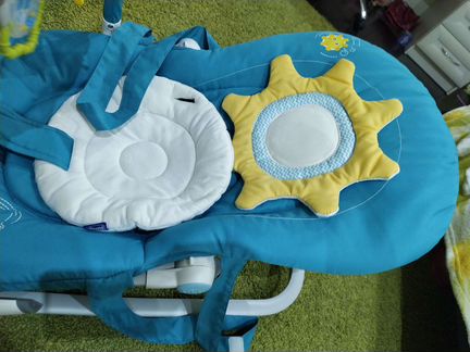 Шезлонг-баунсер chicco balloon