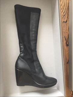 Сапоги Alberto Guardiani Италия на танкетке