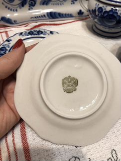 Сервиз кофейный «лебедь» гжель