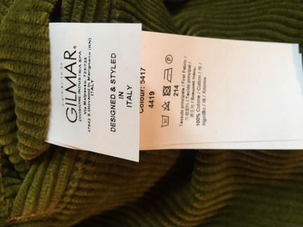 Штаны вельветовые Siviglia, Italy, Gilmar