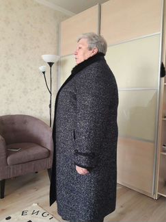 Пальто зимнее размер 60