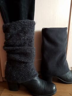 Сапоги высокие. Италия, натуральная кожа