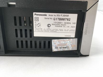 Видеоплеер Panasonic NV-FJ8AM пишущий