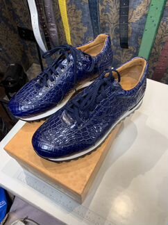 Кроссовки из кожи крокодила Alex Vos
