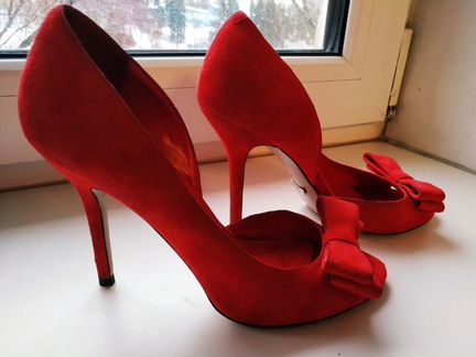 Туфли женские замшевые на шпильке 36 Calipso