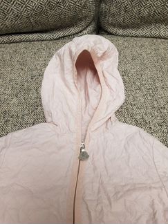 Куртка-ветровка Moncler, розовая, размер на 100-10