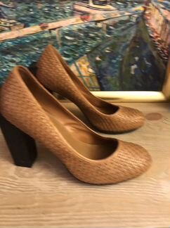 Туфли женские кожаные 38