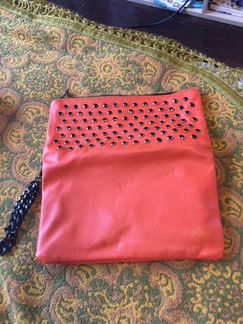 Клатч кожаный